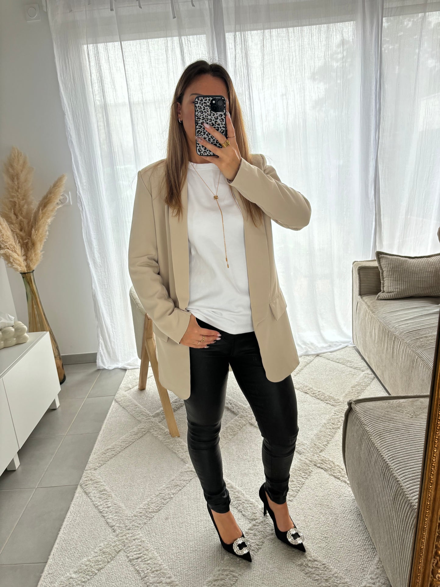 Veste blazer GABRIELLE | BEIGE
