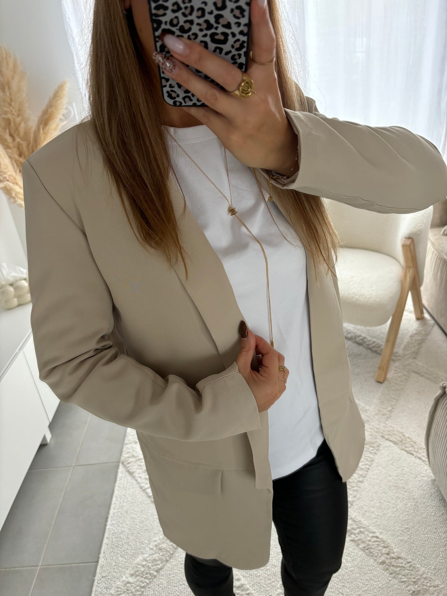 Veste blazer GABRIELLE | BEIGE