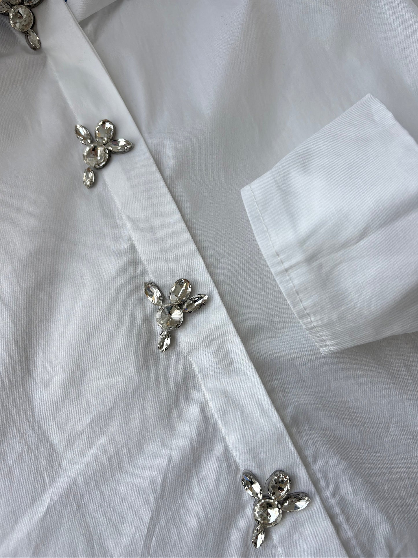 Chemise bijoux ESMERALDA | BLANC